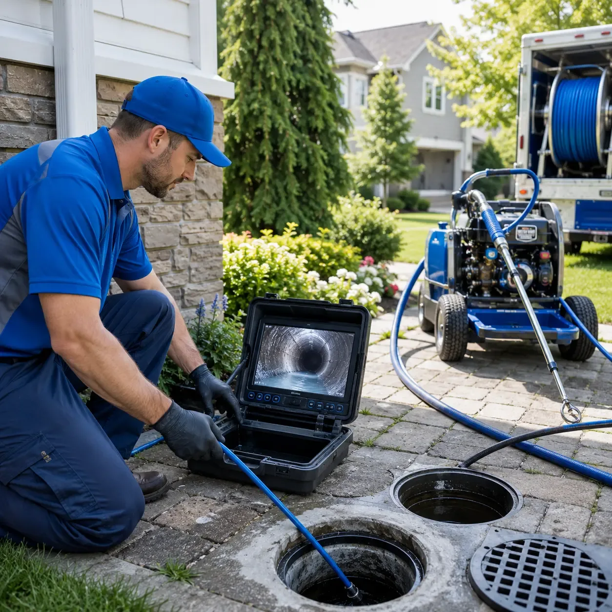 Outdoor drain cleaning professionals serving Candor, NY
